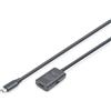 Digitus Cavo prolunga Digitus Usb 3.2 5m Nero [AKASSPU00000001]