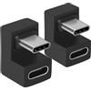 Equip Adattatore spina Equip 133476 Usb-C 10Gbps/100W/Nero 2pz [133476]