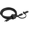 Belkin Cavo usb Belkin BOOST CHARGE 2-in-1 cavo USB-C/Lig.1,5m ws.CAC003hq1.5MBK [CAC003HQ1.5MBK]