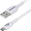 Startech.com Cavo ricarica/dati Startech.com USB tipo A a USB tipo C 2m USB 2.0 Bianco [USB2AC2MNCWHE]