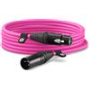 Rode Cavo xlr Rode Premium XLR-Kabel XLR6M-P rosa (pink, 6 metri) [XLR6M-P]