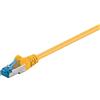 Goobay Cavo patch Goobay 93658 RJ-45 Cat6.a S/FTP PIMF 500MHz 0.5m Giallo [93658]