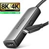 AXAGON Adattatore attivo Axagon RVC-HI8KPD HDMI con USB tipo C 0.16m Grigio [AKAXNHVRVCHI8KP]