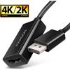 AXAGON Cavo Axagon RVD-HI20N DisplayPort/HDMI 0.15m Nero [AKAXNHVRVDHI20N]