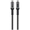 Goobay Cavo Usb Goobay Usb-C maschio 0.5m Nero/Grigio [74210]