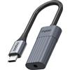 Rapoo Adattatore Rapoo UCA-1012 USB-C a 3.5mm audio M/F Grigio [12443]