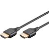 Goobay Cavo Goobay Slim HDMI tipo A 4K 60Hz 3m Nero [75295]