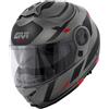 Givi CASCO MOD X21 EVO NUMBER TITANIO NERO ROSSO GIVI HX21RNBTR : Taglia Int - XXL