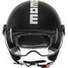 Momo Design CASCO JET FGTR CLASSIC MOMO E2206 MONO MATT BLACK/WHITE MOMO DESIGN : Taglia Int - S