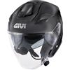 Givi CASCO JET FIBRA X29 NERO OPACO GIVI HX29BN900 : Taglia Int - XL