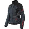 Dainese GIACCA TEMPEST 3 D-DRY LADY EBONY BLACK LAVA-RED DAINESE : Taglia - 40