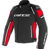 Dainese GIACCA RACING 3 D-DRY NERO/NERO/ROSSO DAINESE : Taglia - 56