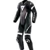Dainese TUTA LAGUNA SECA 6 PERF 1PC LEATHER SUIT BLACK WHITE ANTHRACITE DAINESE : Taglia - 56