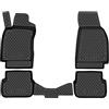 ELEMENT Set di Tappetini Auto in Gomma TPE 3D per Jeep Cherokee | Mk4 IV (KK) | 2007-2012 | Tappetini Auto Originali 100% Adatti, Gomma Auto Universali Resistanti