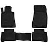 ELEMENT Set di Tappetini Auto in Gomma TPE 3D per Mercedes-Benz Classe E | W211 | 2002-2009 | 100% adatti perfettamente, Gomma Auto Robusti, Tappetini Universali, Tappetini 3D
