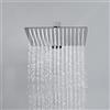 JOHO Soffione Doccia da Parete in Acciaio Inox 304 con Ugelli Antiicalcare (25x25cm tondo)