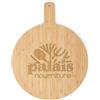 hi!dea™ Tagliere bambù pizza rotondo con manico 40x31 cm CHEESANO personalizzate o neutre