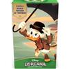 Disney, RAVENSBURGER, Lorcana Lorcana paperon de' paperoni scatola regalo - 5 booster + promo carta paperone + box con divisori