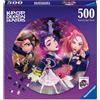 K-POP DEMON HUNTERS Ravensburger - puzzle 500 pezzi circolare k-pop demon hunters, puzzle adulti 52x52cm, include poster decorativo k-pop