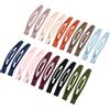 Gjinxi 20 fermagli per capelli da donna, con clip sottile, sottile, antiscivolo, in metallo, piccole pinze per capelli, multicolore, piatto, da donna, per capelli