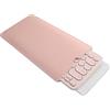 Pelbaikim Custodia per tastiera Logitech K380, portatile, antipolvere, per la conservazione della tastiera, in ecopelle sottile (rosa)