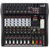ITALIAN STAGE IS 2MIX8PRO mixer con effetti usb bluetooth x live studio karaoke