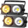 ZonQoonz 2PCS COB 200W Faro Teatrale, Accecatori LED D mx Bianco