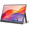 ARZOPA Monitor Portatile 16,1 IPS 100% sRGB Schermo FHD 1080P HDR10 Ultra Sottile 9.3mm