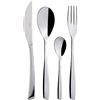 BUGATTI, Gaia, Set Posate 24 pezzi in Acciaio Inox 18/10. Servizio posate per 6 persone composto da 6 Cucchiai, 6 Forchette, 6 Coltelli e 6 Cucchiaini Caffè
