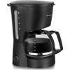 Emerio CME-116801 - Caffettiera in vetro da 0,6 l, per fino a 5 tazze di caffè fresco, filtro permanente rimovibile, funzione antigoccia, 40 minuti, spegnimento automatico, 600 Watt, senza BPA,