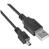 Nilox CAVO USB 2.0 5MT.A/MINI B 4PIN NERO [07NXU205MB201]