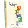 Favini Carta in risma colorata Favini 200 fogli A4 80gr lecirque in 4 colori pastello [A71X414]
