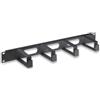 Intellinet Pannello Passacavi 44x95 1U per Rack 19'' Nero