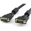 Manhattan Cavo DVI digitale Dual Link (DVI-D) con ferrite 5 mt.