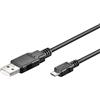 Manhattan Cavo USB 2.0 A maschio/Micro B maschio 0,3 m Nero