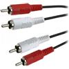 Oem Cavo Prolunga Stereo RCA Chinch 2x RCA M/M 1,8 mt