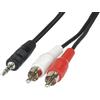 Oem Cavo Stereo Jack 3, 5 mm a 2 x RCA maschio 3 mt