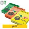 Carta in risma colorata Fabriano 250 fogli A4 160gr giallo [60616021]
