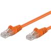 Intellinet Cavo di rete Patch CCA Cat. 6 Arancio UTP 1 m
