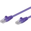 Intellinet Cavo di rete Patch CCA Cat. 6 Viola UTP 1 m