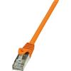 Intellinet Cavo di rete Patch in CCA Schermato Cat. 6 Arancio F/UTP 0,5 m Bulk