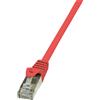 Intellinet Cavo di rete Patch in CCA Schermato Cat. 6 Rosso F/UTP 0,5 m Bulk