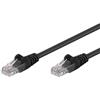 Intellinet Cavo di Rete Intellinet Patch CCA Cat. 5e Nero UTP 1m Bulk