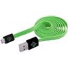 Bluediamond to go Cavo usb Bluediamond piatto AM a Micro USB M 1m Verde / Nero