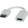 Roline Adattatore Hdmi Roline/value AV HQ DP-Hdmi M/F con cavo displayport/Hdmi