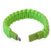 Manhattan Bracciale Manhattan Paracord nylon con Micro USB Verde