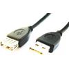 Gembird Cavo usb Gembird usb / usb 2.0 A M/F 1.8m nero [CCP-USB2-AMAF-6]