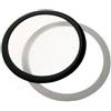 DEMCiflex Filtro antipolvere DEMCiflex 140mm tondo nero/bianco
