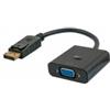 SAVIO Adattatore Savio (DisplayPort - D-Sub (VGA)) 0.20m Nero [CL-90]
