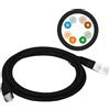 A-LAN Cavo di rete Patch A-Lan (RJ45 - RJ45) U/UTP cat.5e 2m Nero [KKU5CZA2]